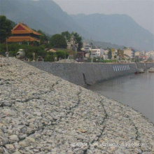 Stone cage wire mesh for retaining gabion wall